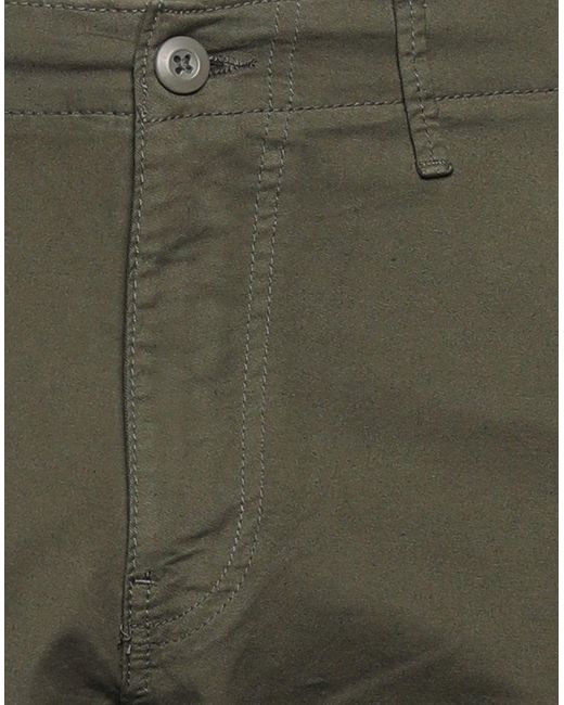 Jack & Jones Green Military Pants Cotton, Elastane for men