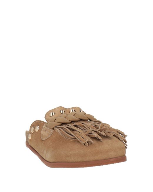 Emanuélle Vee Brown Mules & Clogs