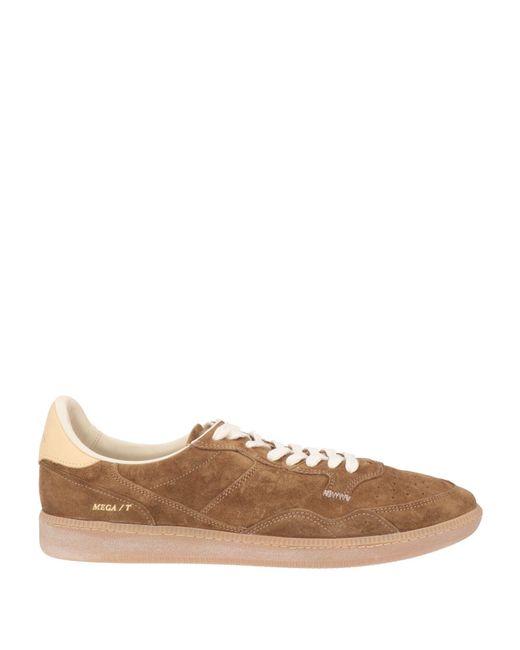 HIDNANDER Brown Sneakers Leather for men