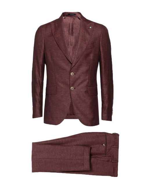 Angelo Nardelli Purple Suit for men