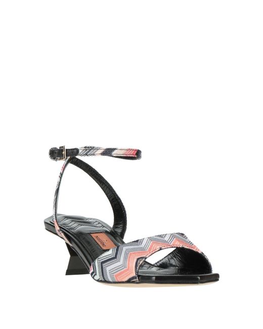 Missoni White Sandals Textile Fibers