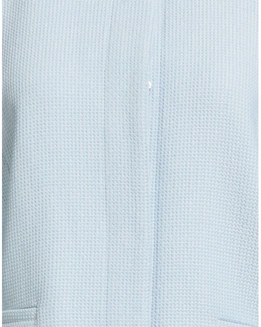 Marella Blue Jacket Polyester, Viscose, Elastane