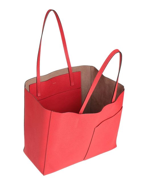 Valextra Red Handbag