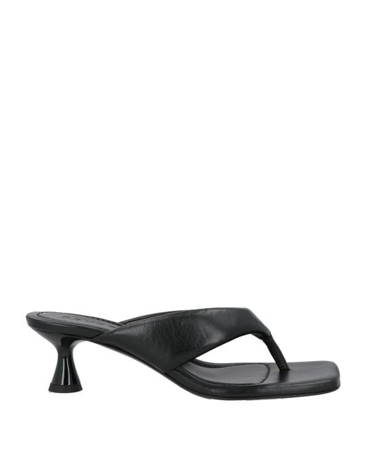 Sandro White Thong Sandal