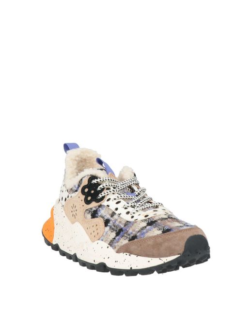 Flower Mountain White Sneakers