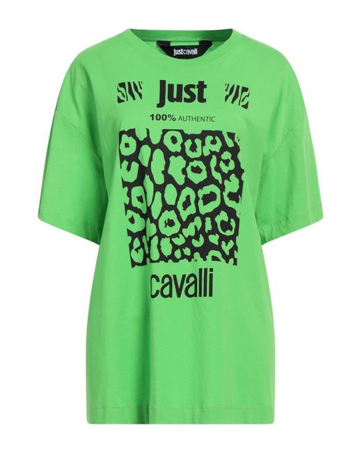 T-shirt di Just Cavalli in Green