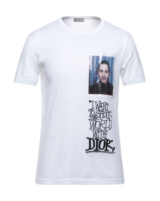 Dior T-shirt in White for Men | Lyst