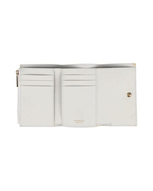 Ferragamo White Wallets