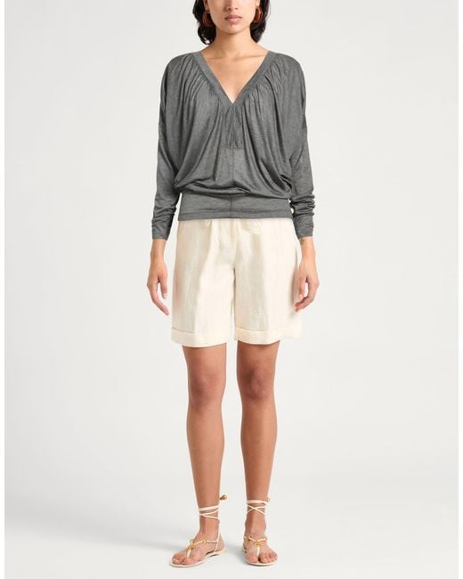 Pinko Gray Top Modal, Polyester