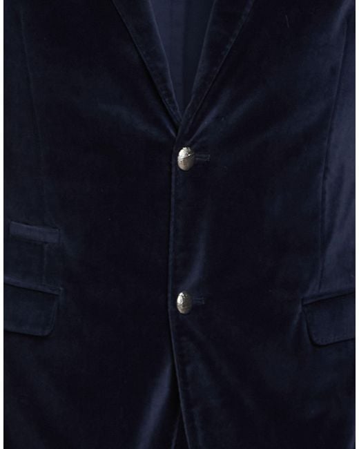 Eleventy Blue Blazer Cotton, Elastane for men