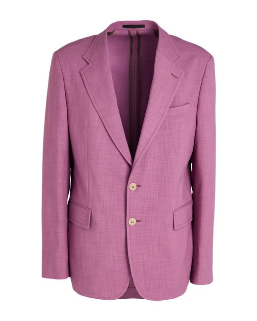 Strellson Purple Blazer Viscose, Polyester, Elastane for men