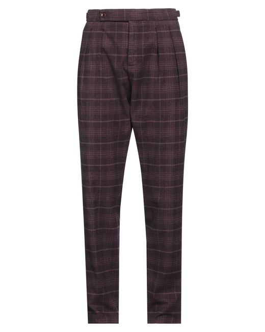 Harmont & Blaine Purple Plum Pants Cotton, Polyester, Elastane for men