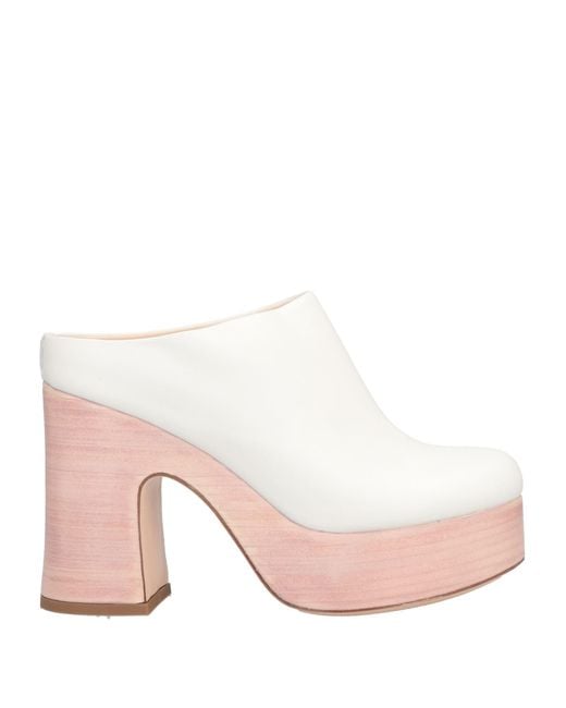 Agl Attilio Giusti Leombruni Pink Mules & Clogs