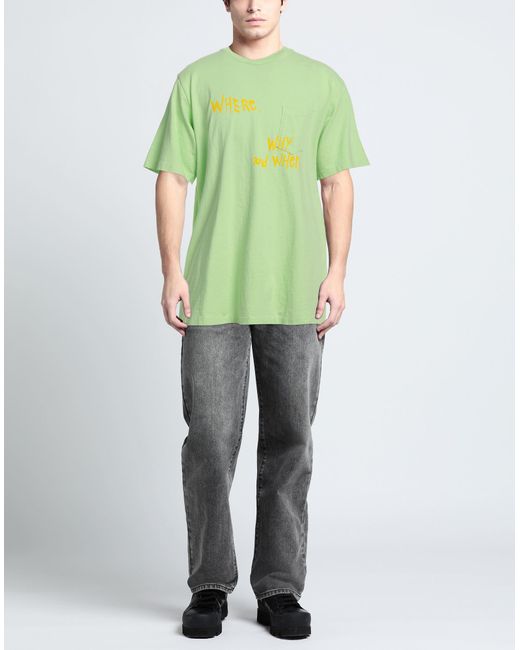 Engineered Garments Green T-shirt for men