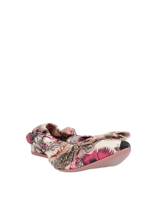 Ferragamo Pink Ballet Flats