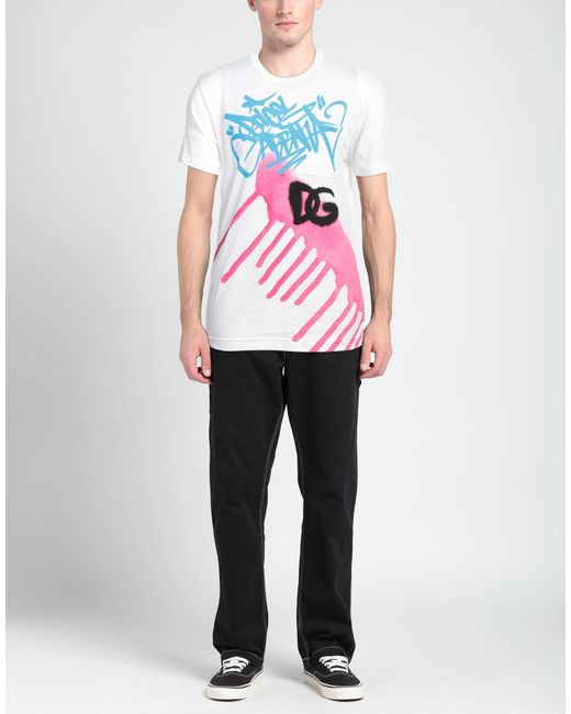 Dolce & Gabbana White T-shirt for men