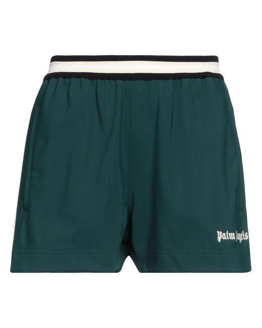 Palm Angels Green Shorts & Bermuda Shorts