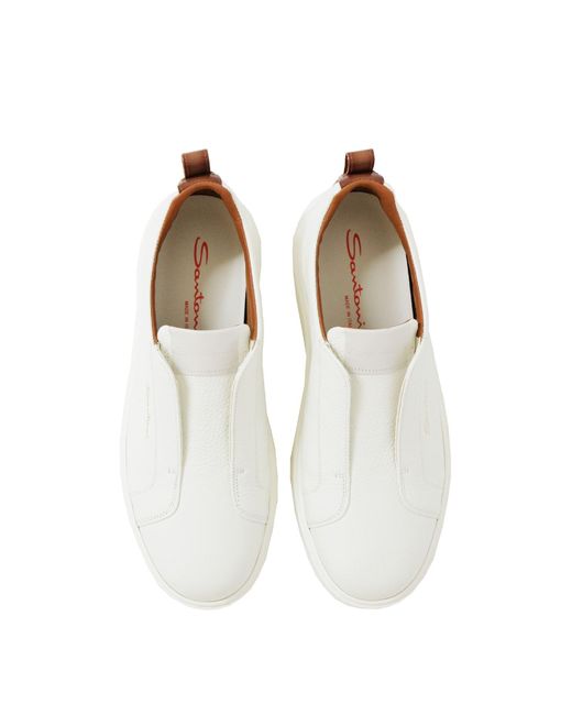 Sneakers Santoni pour homme en coloris White