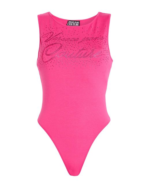 Versace Jeans Couture Pink Bodysuit