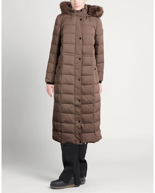 Guess Brown Puffer Polyester