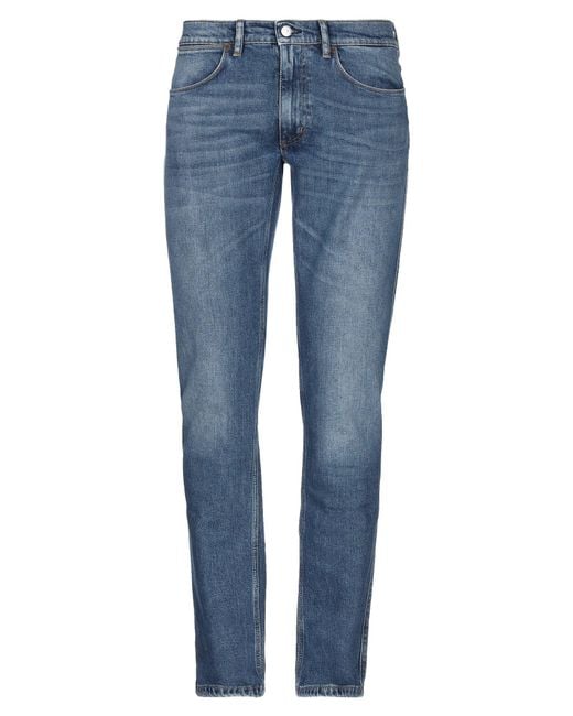 Acne Blue Denim Trousers for men