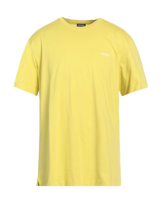 T-shirt di Zegna in Yellow da Uomo