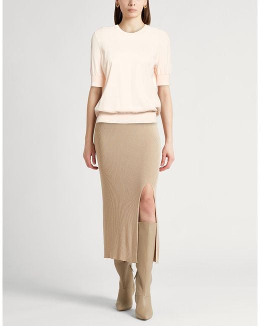 Jil Sander Natural Blush Sweater Cotton