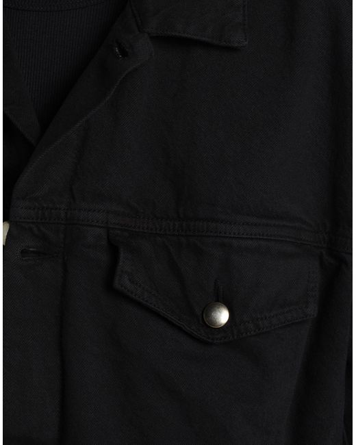 Ann Demeulemeester Black Denim Outerwear for men