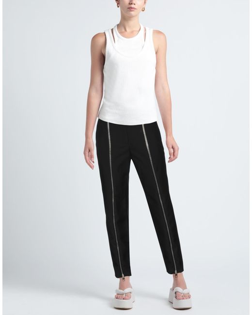 McQueen Black Pants Wool