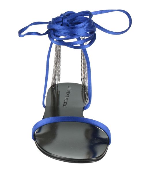 Alexandre Vauthier Blue Sandals