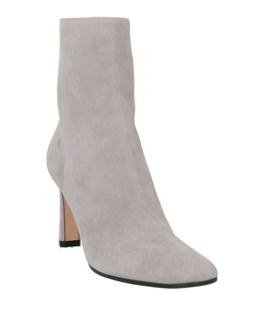 Sergio Rossi Gray Ankle Boots