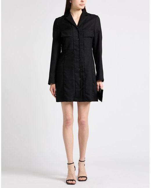 Erika Cavallini Semi Couture Black Mini Dress