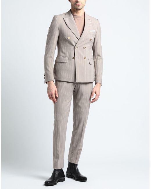 Grey Daniele Alessandrini Gray Suit for men