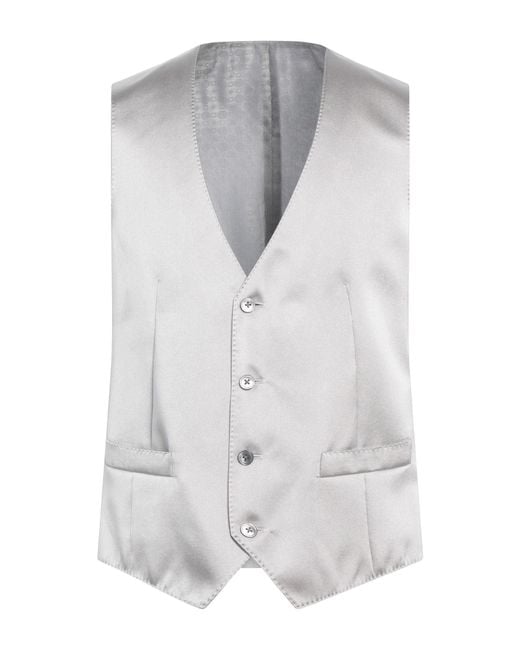 Corneliani Gray Waistcoat for men