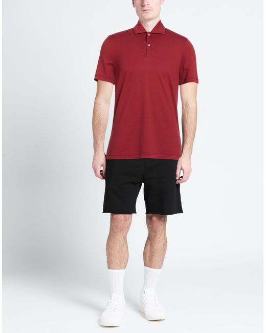 Aspesi Red Polo Shirt for men