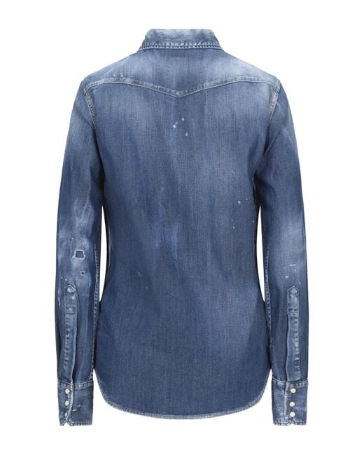 DSquared² Blue Denim Shirt