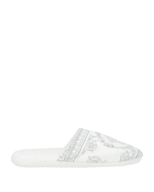 Versace White House Slipper Cotton for men