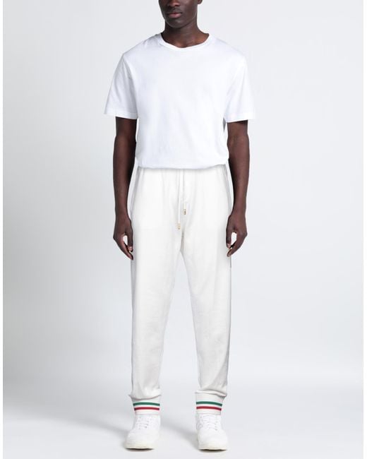 Dolce & Gabbana White Pants for men