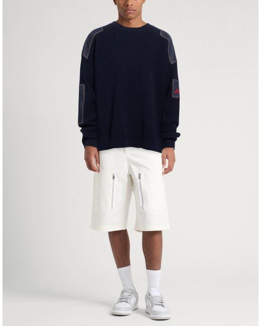 DSquared² Blue Sweater Virgin Wool for men