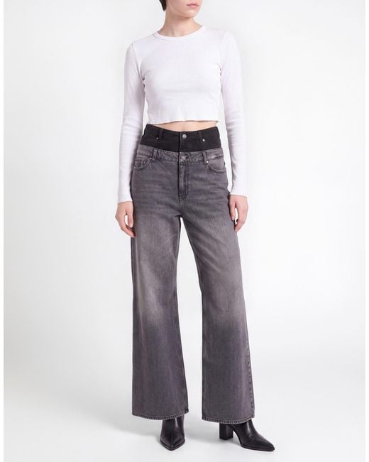 Dixie Gray Charcoal Jeans Cotton, Elastane