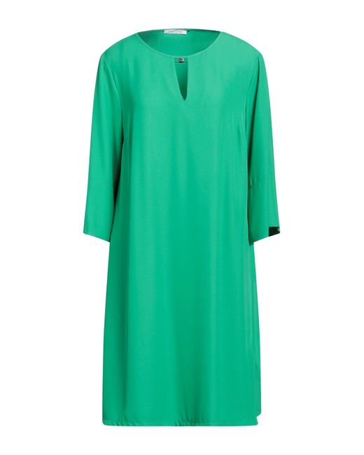 LUCKYLU  Milano Green Midi Dress