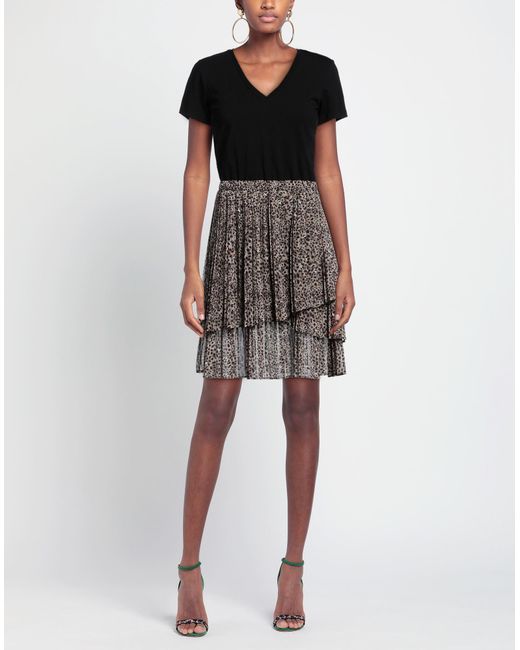 Liu Jo Black Mini Dress Polyester