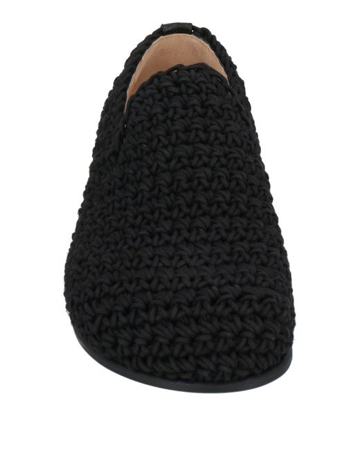 J.W. Anderson Black Loafers Cotton for men