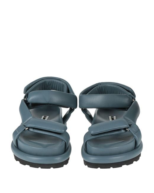 Jil Sander Blue Sandals for men