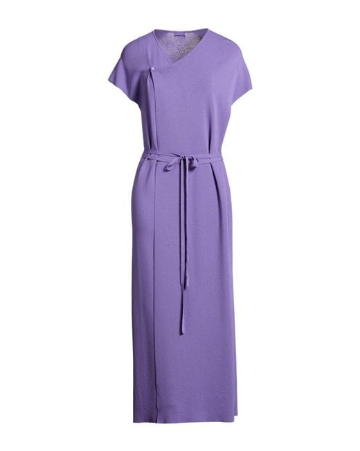Liviana Conti Purple Midi Dress