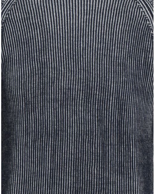 Eleventy Blue Platinum Midnight Turtleneck Wool for men