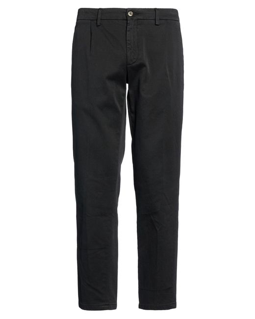 Siviglia Black Pants Cotton, Elastane for men