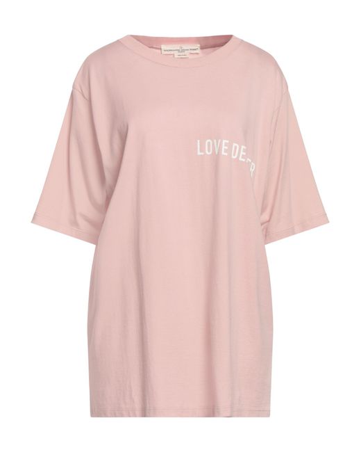 Camiseta Golden Goose Deluxe Brand de color Pink