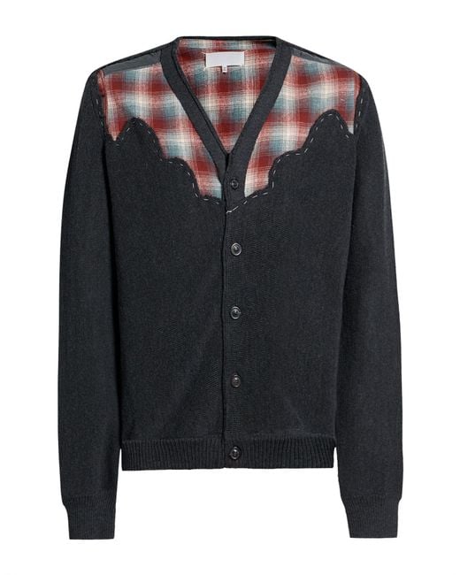 MM6 by Maison Margiela Black Cardigan Wool for men