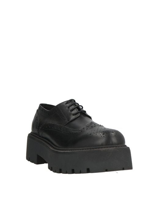 Ovyè Black Schnürschuh